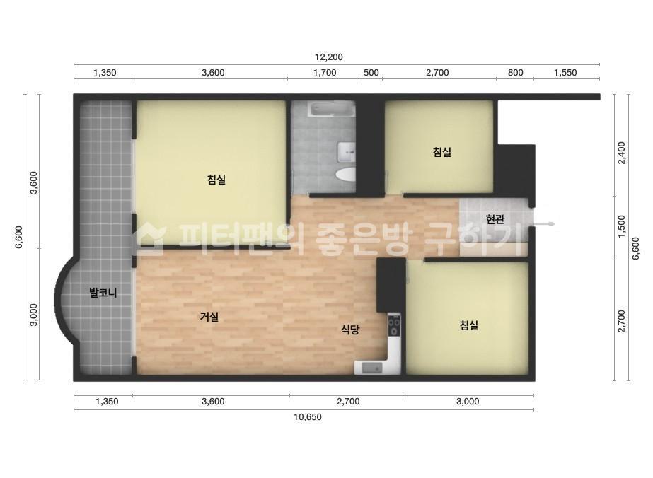 아파트 기본 평면도