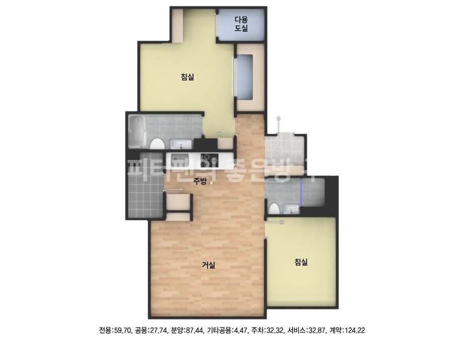아파트 기본 평면도