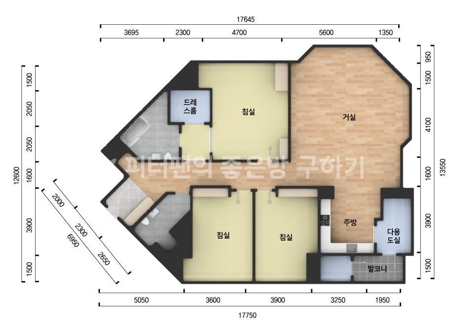 아파트 기본 평면도