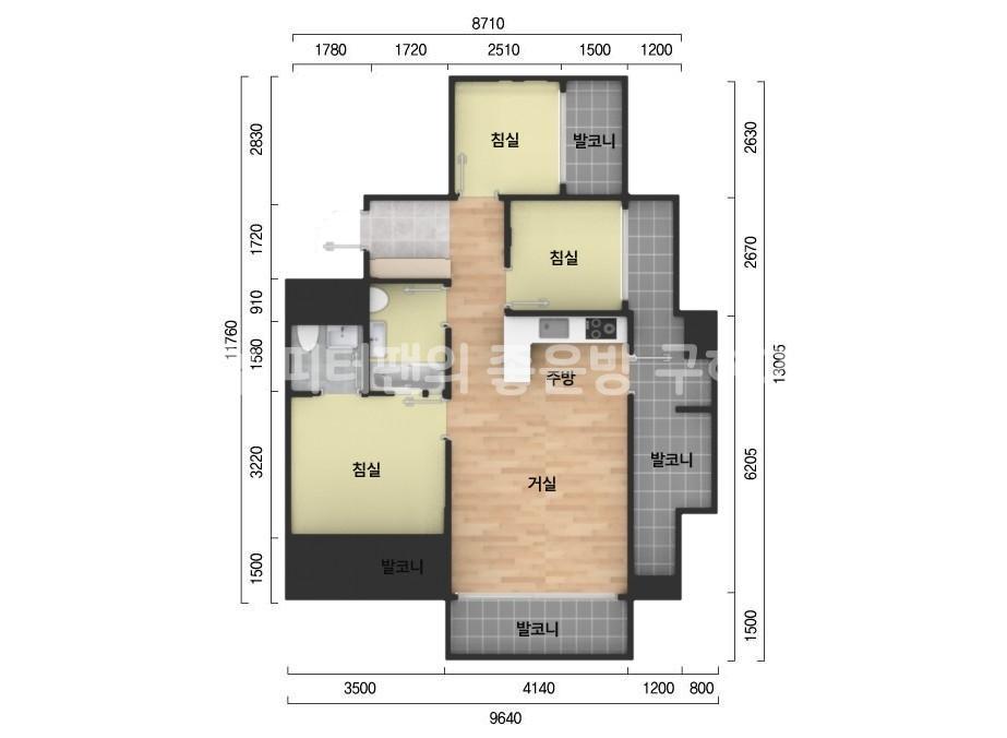 아파트 기본 평면도