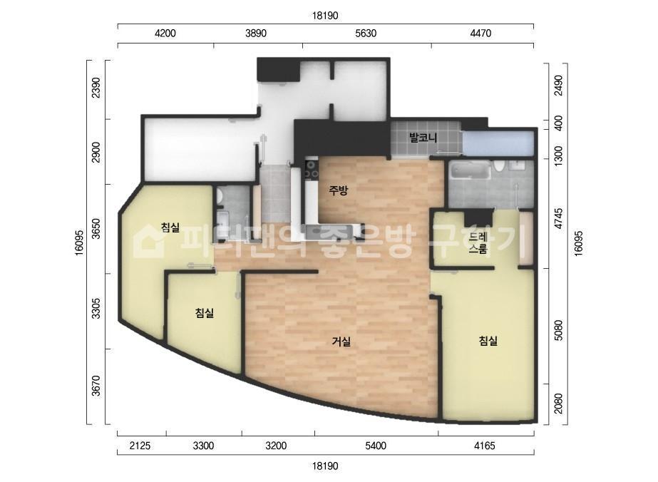 아파트 기본 평면도