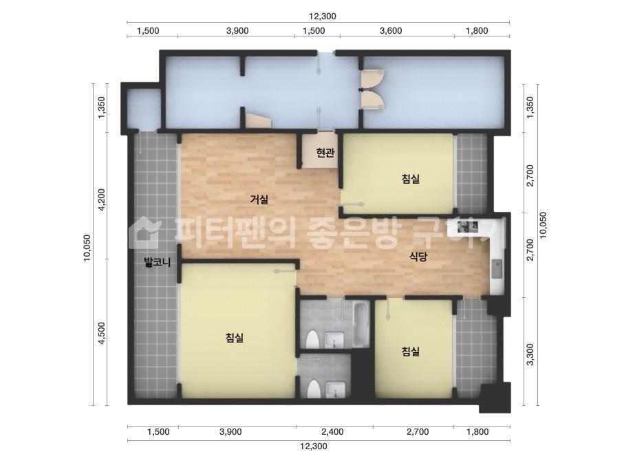 아파트 기본 평면도