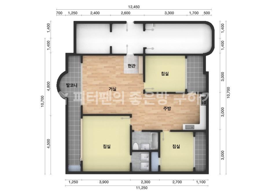 아파트 기본 평면도
