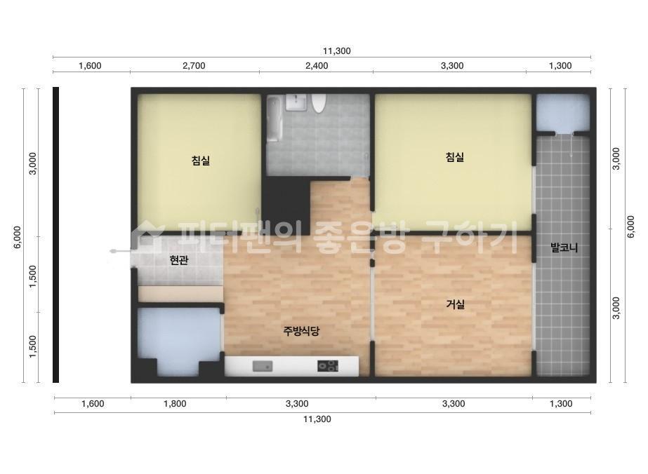 아파트 기본 평면도