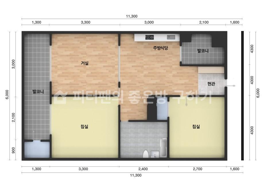 아파트 기본 평면도