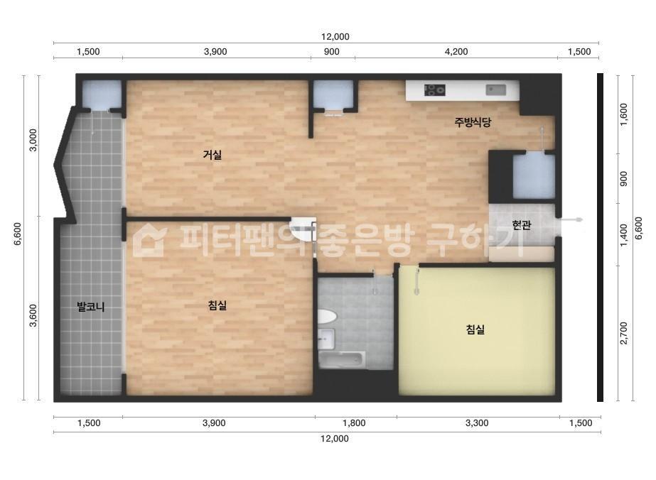 아파트 기본 평면도