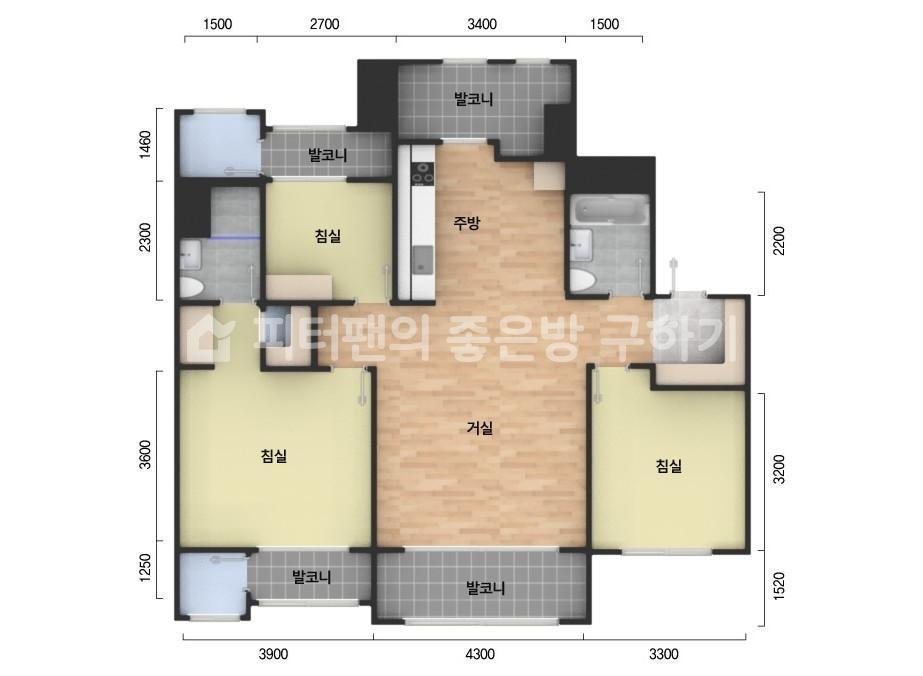 아파트 기본 평면도