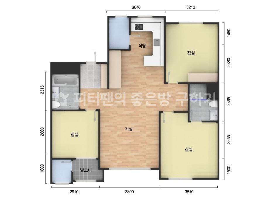 아파트 기본 평면도
