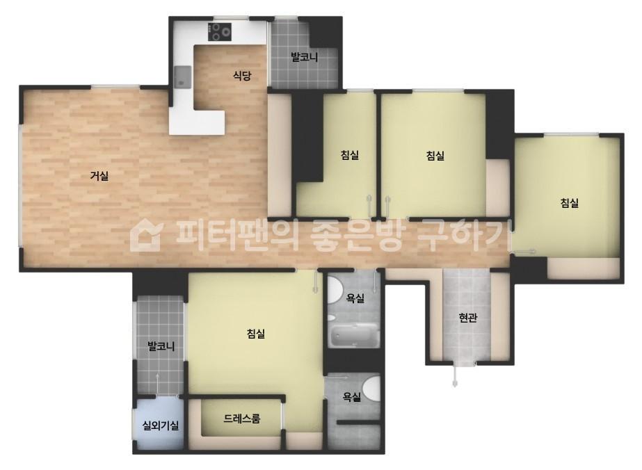 아파트 기본 평면도