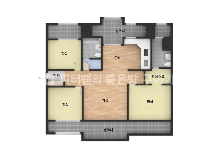 아파트 기본 평면도