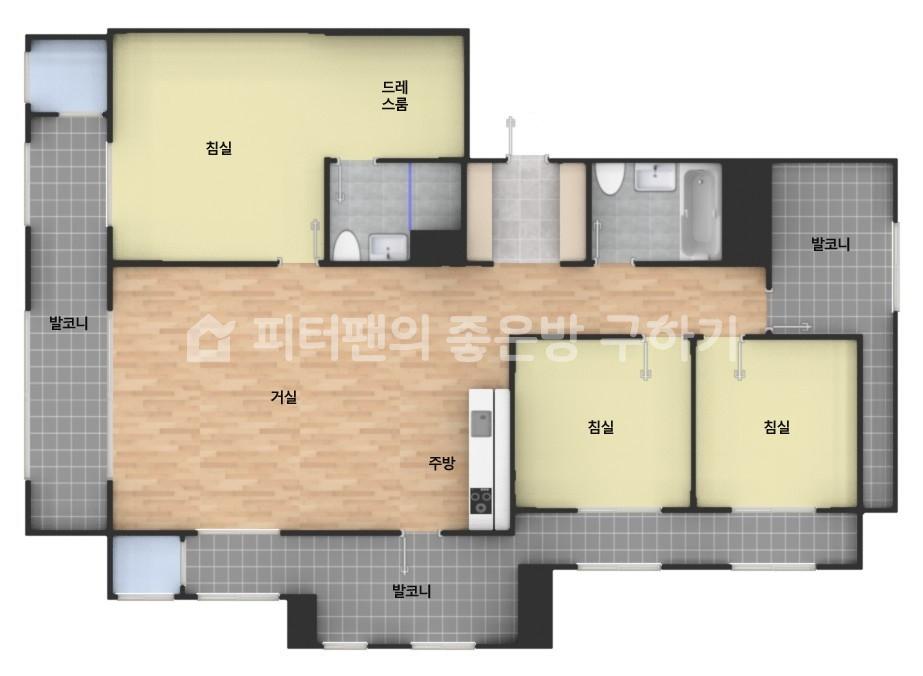 아파트 기본 평면도
