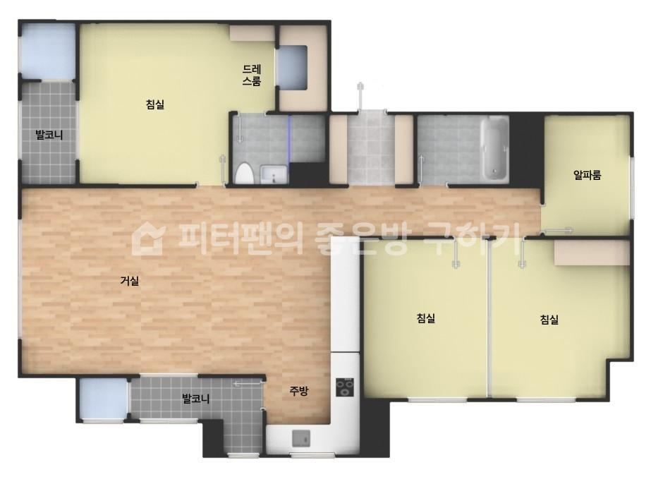 아파트 기본 평면도