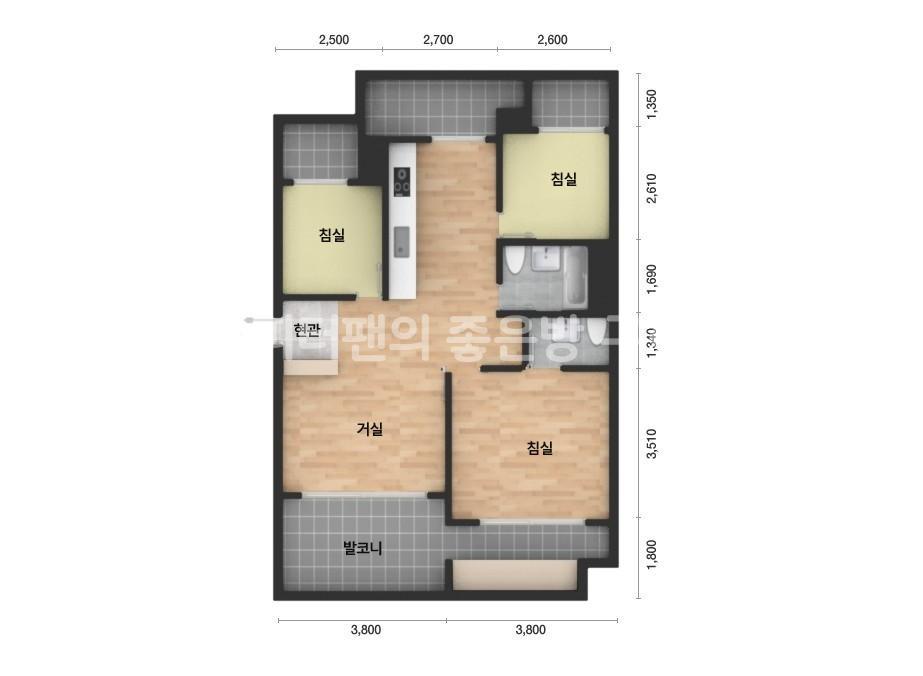아파트 기본 평면도