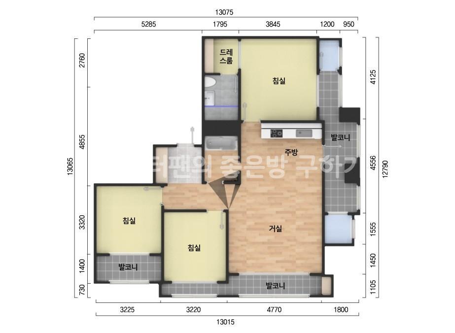 아파트 기본 평면도