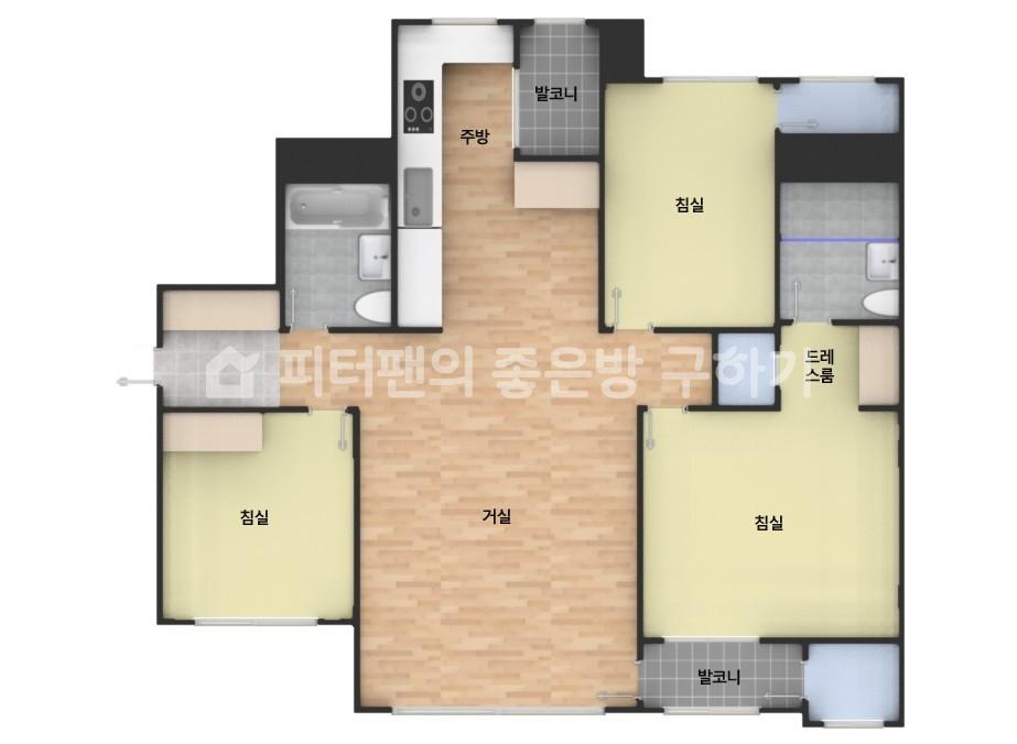 아파트 기본 평면도