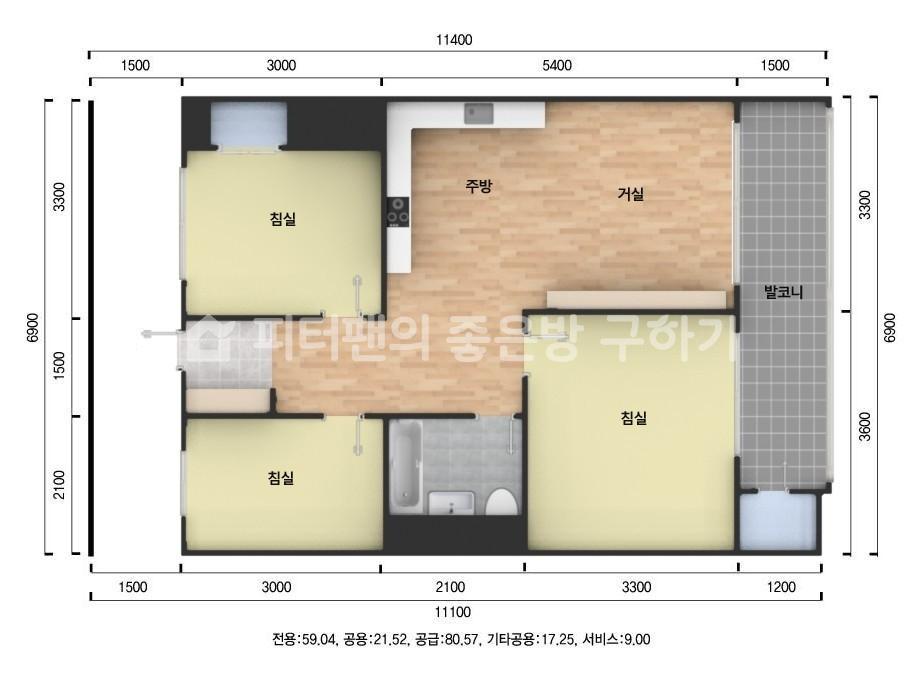 아파트 기본 평면도