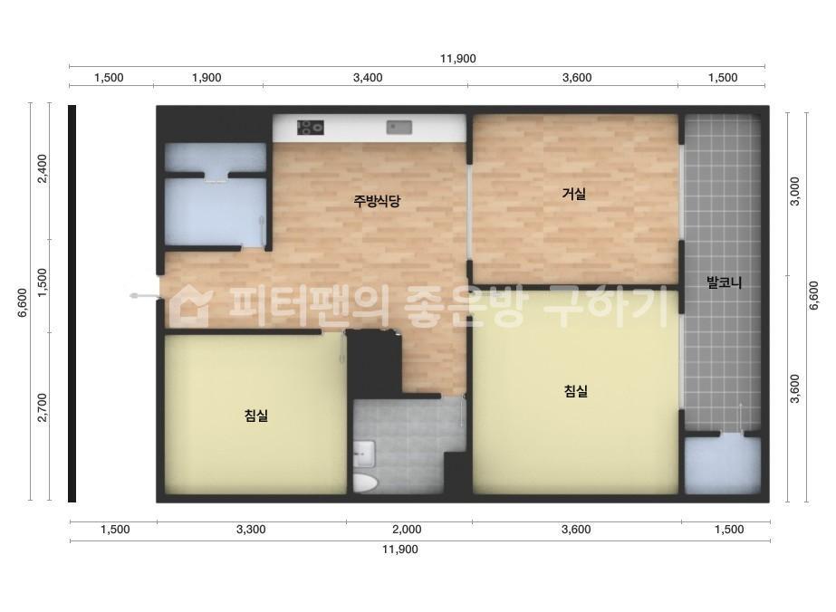 아파트 기본 평면도