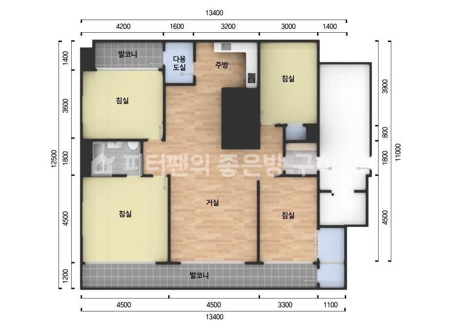 아파트 기본 평면도