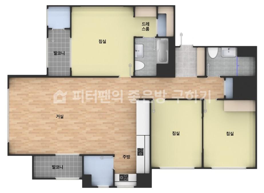 아파트 기본 평면도