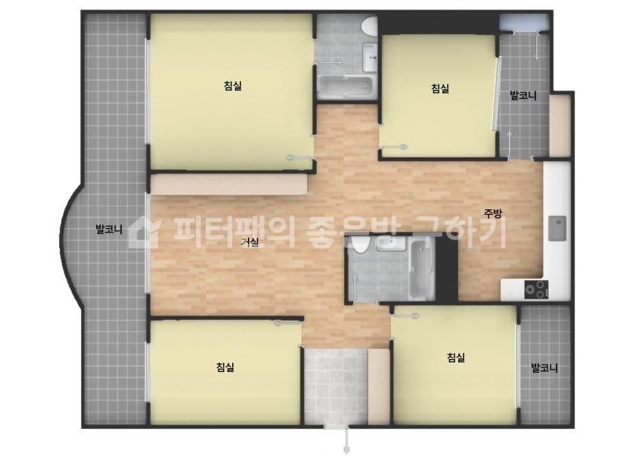 아파트 기본 평면도