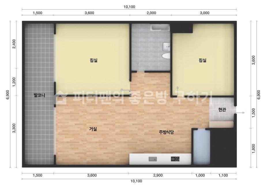 아파트 기본 평면도