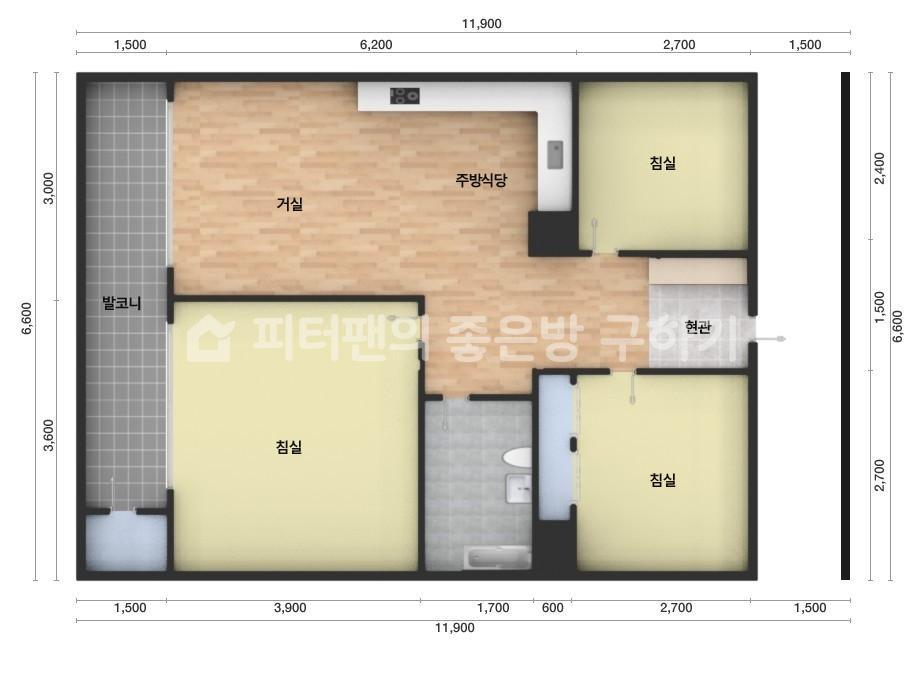 아파트 기본 평면도