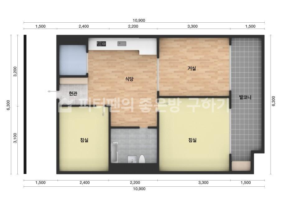 아파트 기본 평면도