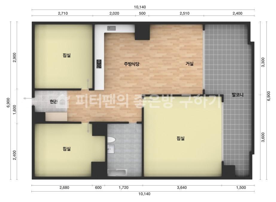 아파트 기본 평면도