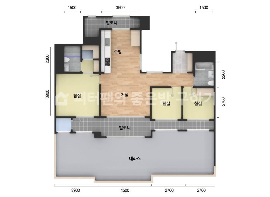 아파트 기본 평면도