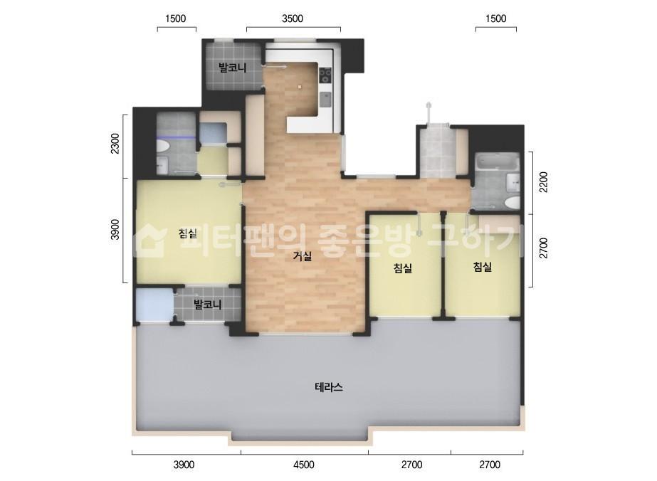 아파트 기본 평면도