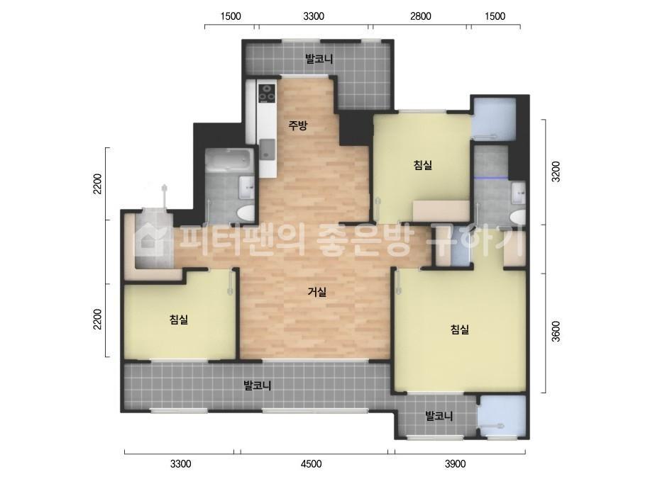 아파트 기본 평면도