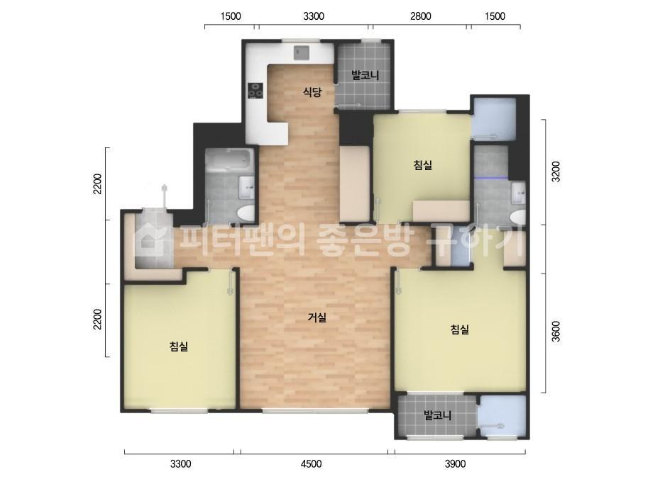 아파트 기본 평면도