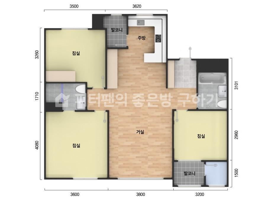 아파트 기본 평면도