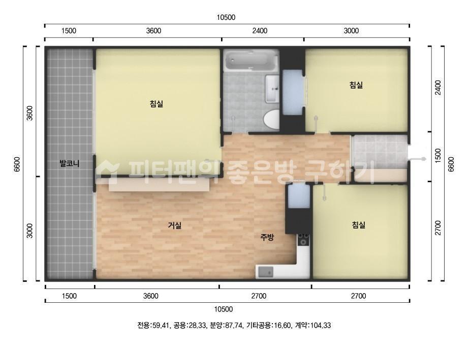 아파트 기본 평면도