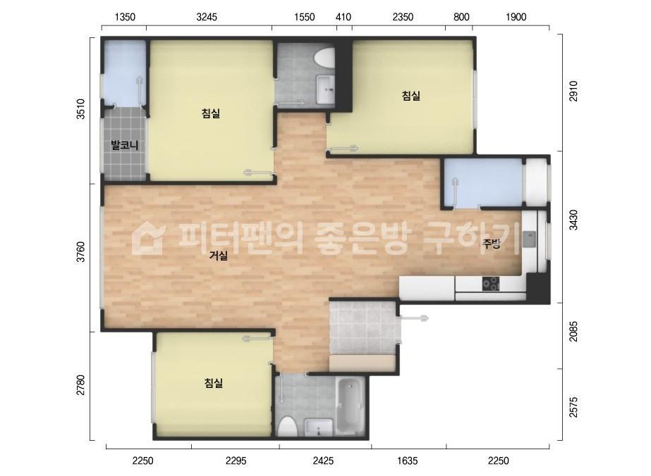 아파트 기본 평면도