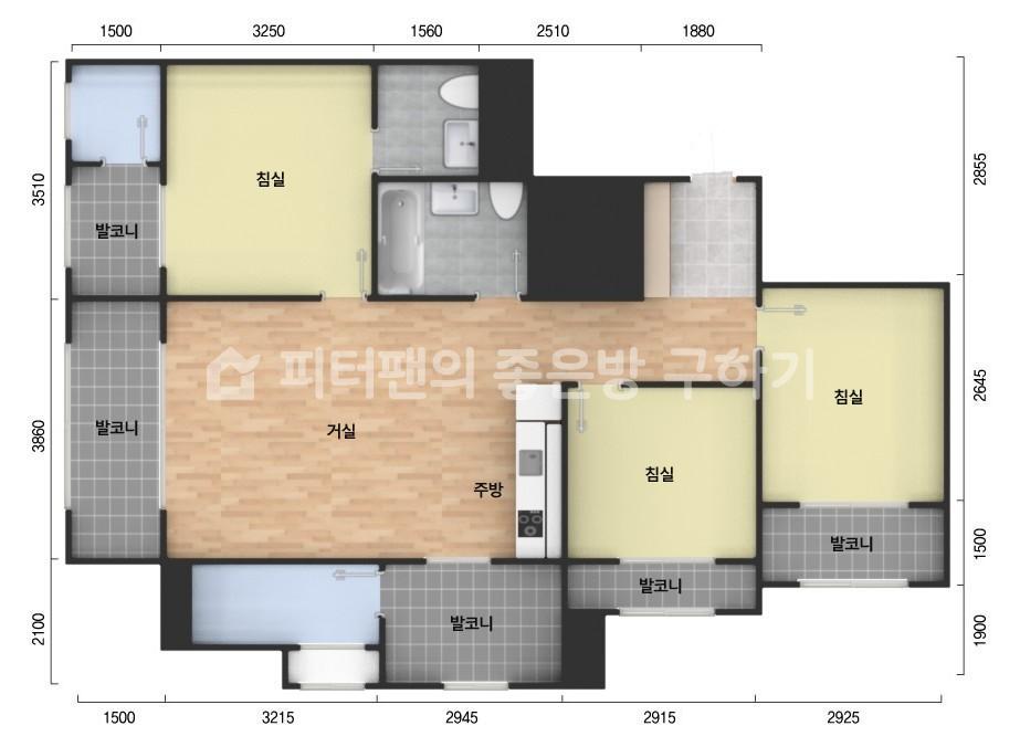 아파트 기본 평면도
