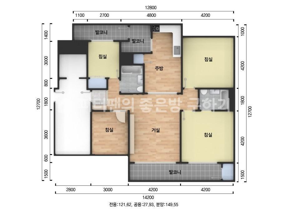 아파트 기본 평면도