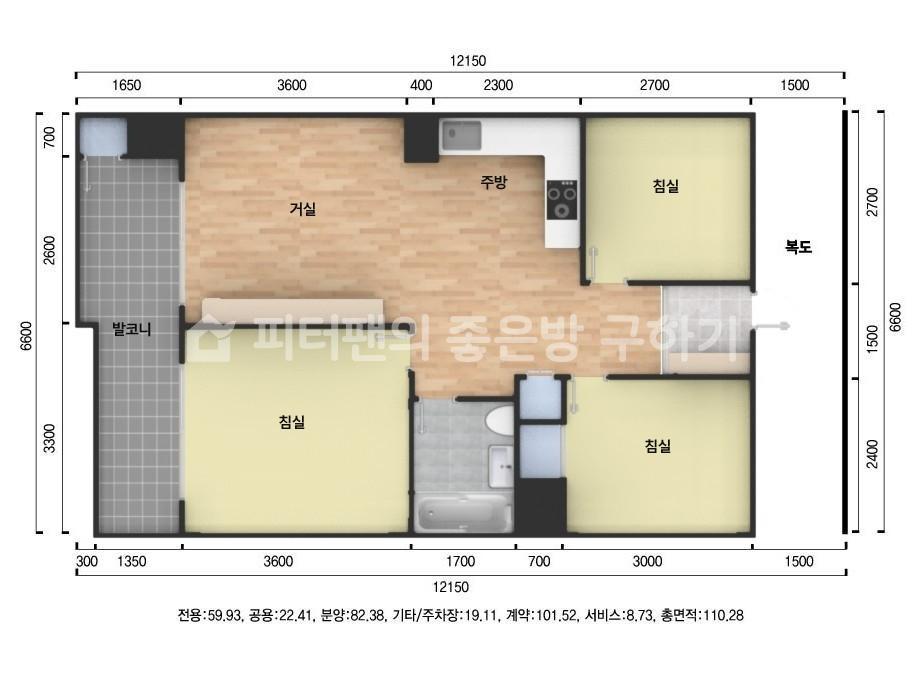 아파트 기본 평면도