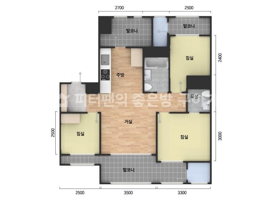 아파트 기본 평면도