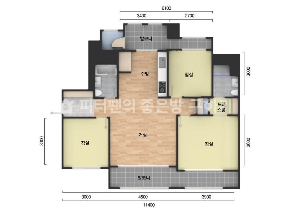 아파트 기본 평면도