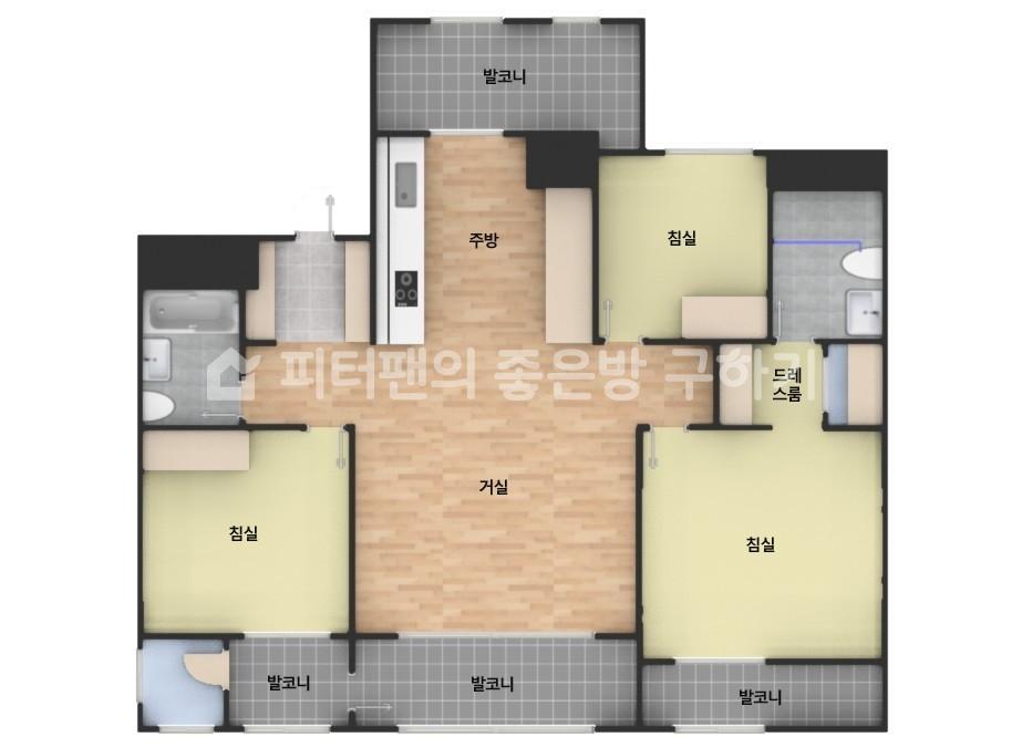 아파트 기본 평면도