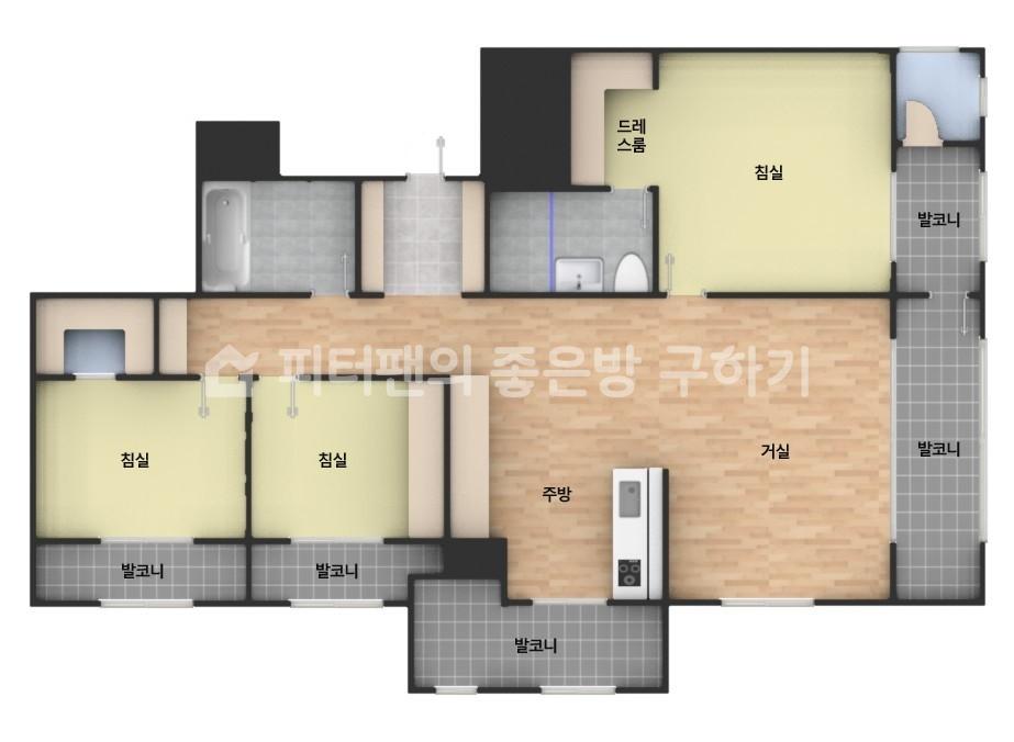 아파트 기본 평면도