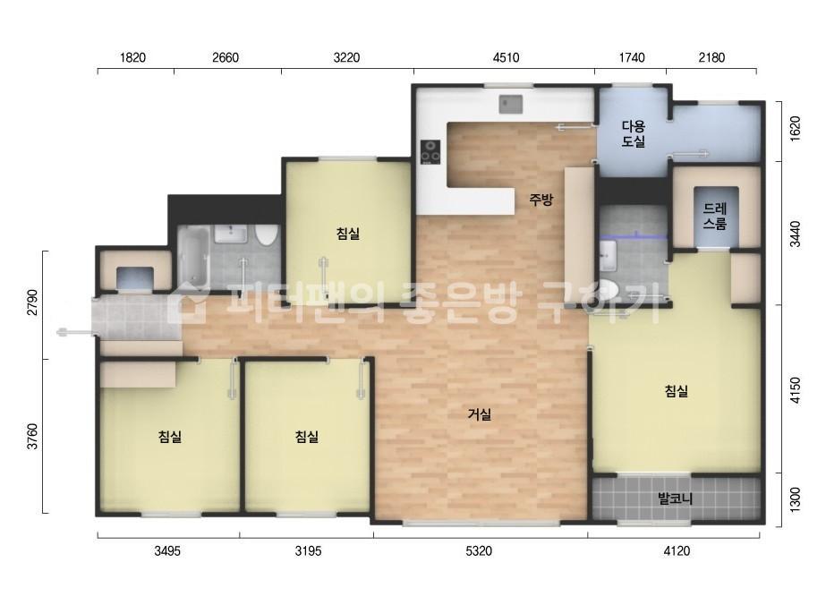 아파트 기본 평면도