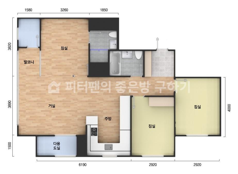 아파트 기본 평면도