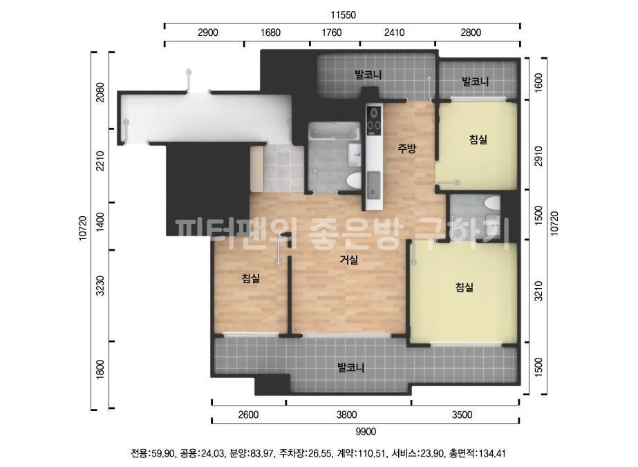 아파트 기본 평면도