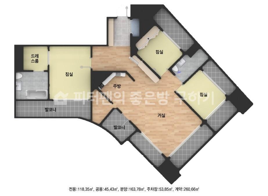 아파트 기본 평면도