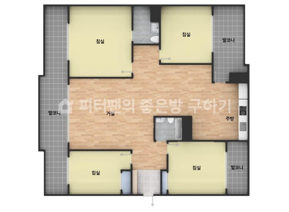 아파트 기본 평면도