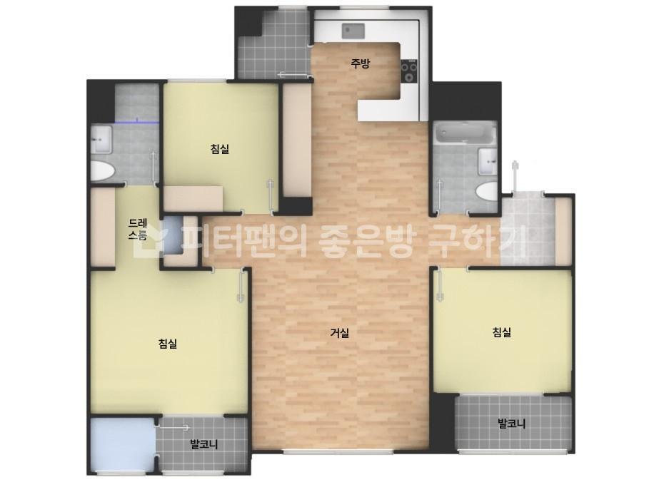 아파트 기본 평면도