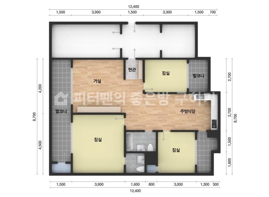 아파트 기본 평면도