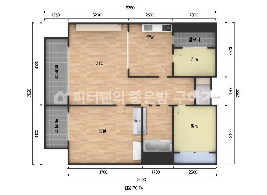 아파트 기본 평면도
